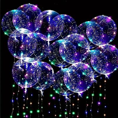 10 Stück/Packung Leuchtende Transparente Ballon-Kugel - LED Glow Party-Dekoration für Hochzeit Weihnachten Geburtstag Nacht-Event-Dekoration Geschenk 5