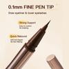 GECOMO Smooth Liquid Eyeliner, Quick-drying And Waterproof Pen, Long-lasting Makeup Eyeliner