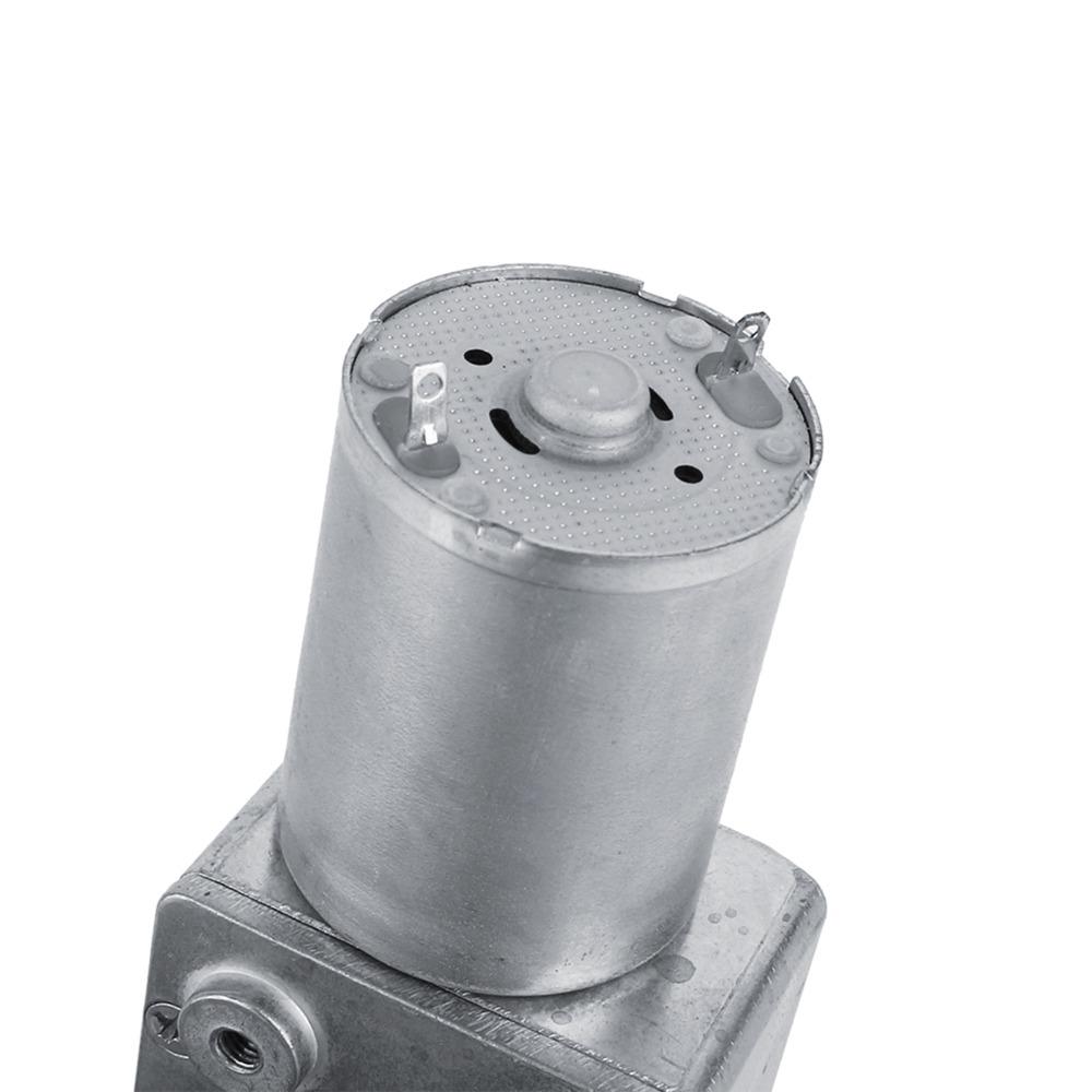 DC 12V Worm Gear Motor Double Shaft Geared Motor Universal Self Locking Motor Industrial Machinery