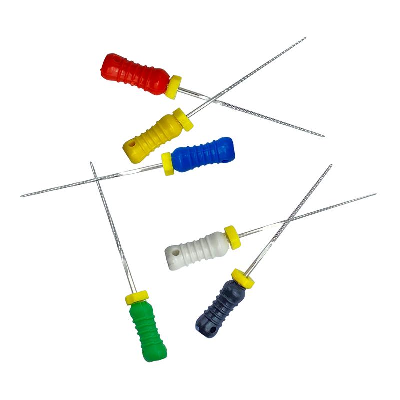 3boxes,6Pcs/Box Dental K Files 21mm/25mm Hand Use Files Stainless Steel Root Canal Files Dentistry Endodontic Instruments