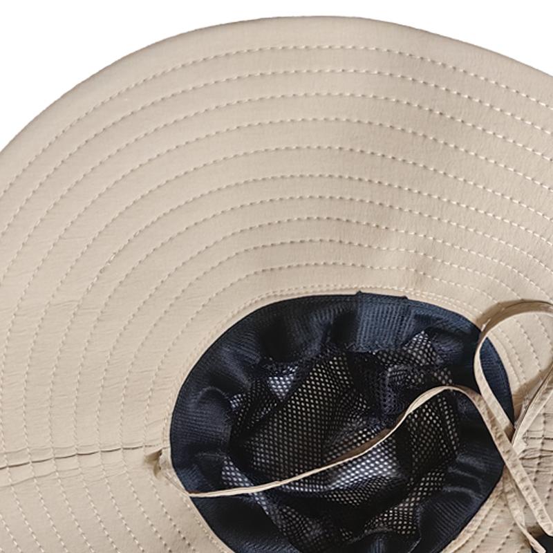 New Fashion Summer Bucket Hat Cowboy Men Outdoor Fishing Hiking Beach Hats Mesh Breathable Anti UV Sun Cap Large Wide Brim