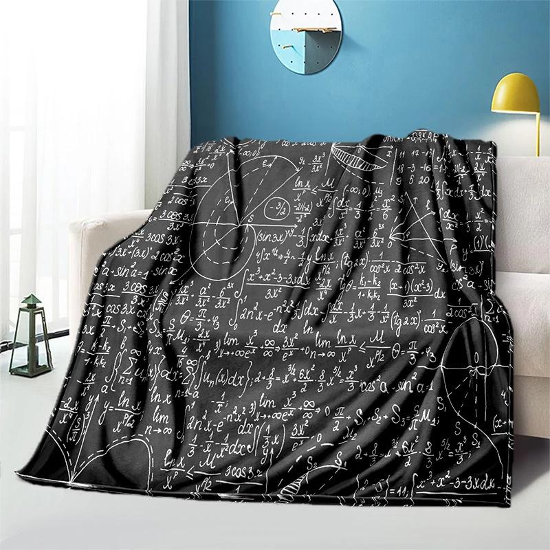 Science education topic Printed Blanket for Sofa Travel Camping Living Room Office Conditioning Blanket for All Seasons Gifts