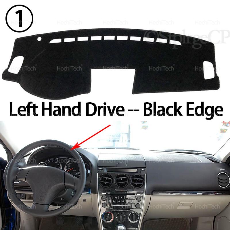 Dashboard Cover Protective Pad Dash Board Sunshade Carpet Anti-UV Dashmat for Mazda 6 GG1 MPS Atenza 6 Mazdaspeed 2002-2007
