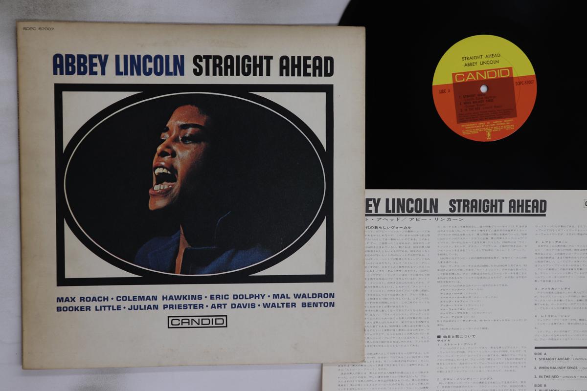 

LP Record ABBEY LINCOLN - Straight Ahead SOPC57007 CBS SONY 1969 Japan Jazz Used