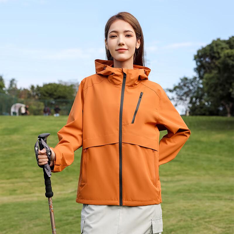 VUUG Unisex Hooded Outdoor Casual Windbreaker Jacket