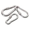 Spring Buckle 304 Stainless Steel Camping Equipment Safety Hook Lock Ring Carabiner Travel Kit
