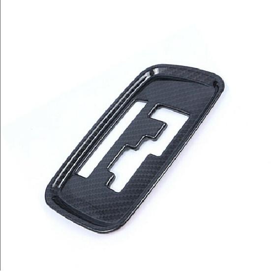 Carbon Fiber Car Gear Shift Panel Cover Trim For Mitsubishi Outlander 2013-