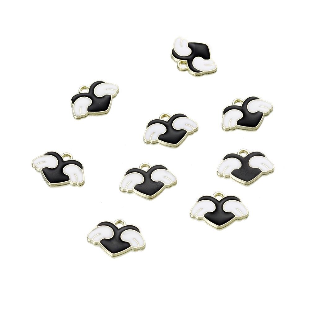 10pcs/bag Mixed Metal Pendant Charms Alloy Necklace Earring Connectors Handmake For DIY Jewelry Making Supplies Accessories