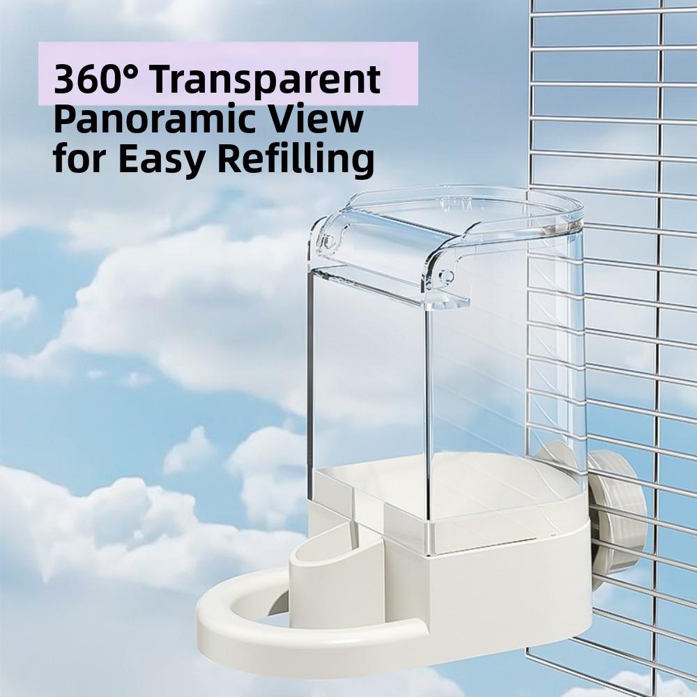 Plastic Bird Water Dispenser Hanging Parrot Cage Drinker New Parrot Food Bowl For Small Pets