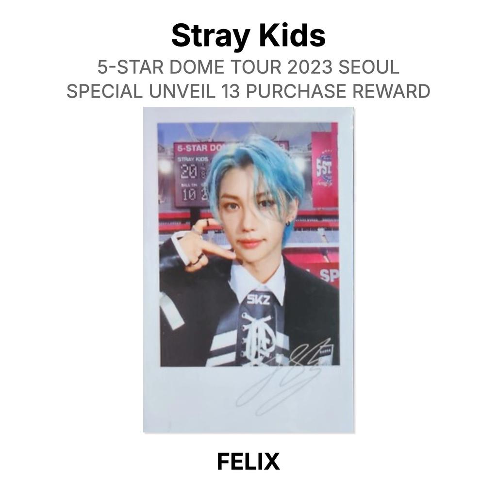 Stray Kids 5-STAR DOME TOUR 2023 SEOUL SPECIAL UNVEIL 13 PURCHASE REWARD Official Photocard