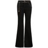 VEROMODA Women's Flared Jeans with Detachable Heart Waist Chain