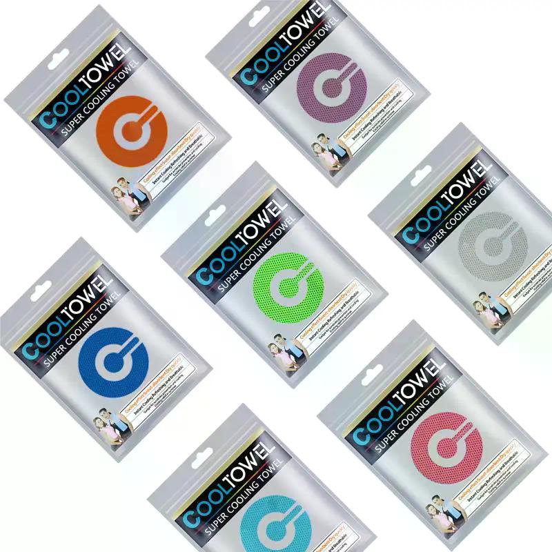 4pcs Cooling Towels (35.4 * 11.8 Inches), Soft Breathable Sports Towel For Outdoor, Gym, Yoga, Exercise, Camping, Fitness, Runni