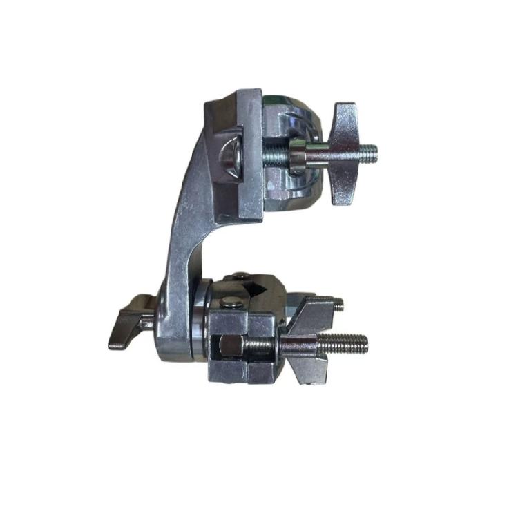 Zinc Alloy Drum Frame Mounting Clamp Replacement High Strength Metal Drum Accessory Clamp For Stability And Durability