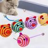 Cat Toys Pet Bell Sound Interactive Cat Toy Mouse Shaped Grinding Teeth Toys Cat Supplies Random Color