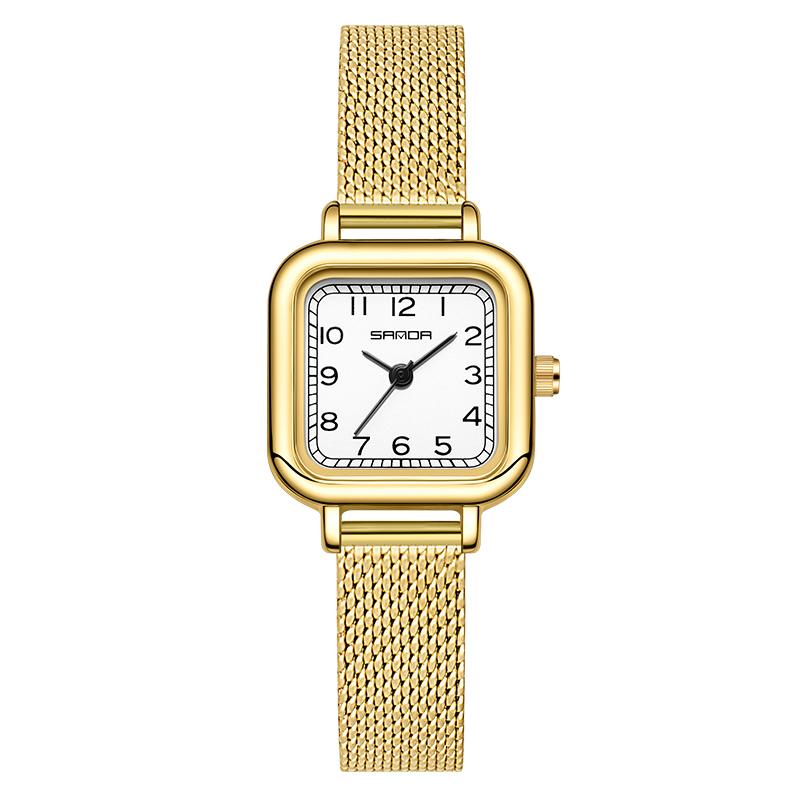 

New Classic Top Brand Quartz Watch for Women Waterproof Ladies Square Watches Stainless Steel Strap Wristwatches Reloj Homber