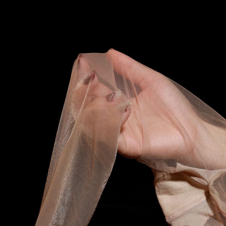 Ling Tiansheng silky stockings women's D ultra-thin summer pantyhose invisible light luxury noble toe transparent large size women's socks