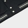 Fila Fusion Color Block Logo Print Loose Fit Baseball Jacket Men jackets Black T11M332704F-BK