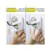 Door Stopper Clamp With Anti-Lock Buckle For Household Use, No Need For Door Seam, Portable, Door Handle Lock