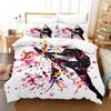 3D Printed Cartoon Ballet Girl Bedding Set Down Quilt Cover With Pillowcase Double SIngle King 3D Printed Anime My Dress-U