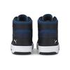 PUMA Rebound LayUp Mid Top Basketball Shoes Black Blue Trendy Versatile 369573-22