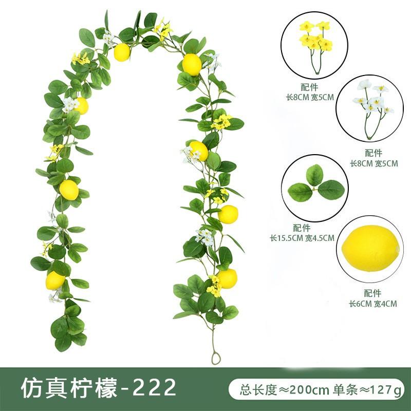 Artificial Lemon Vine Decor Home Dining Table Wedding Party Centerpiece PE Simulation