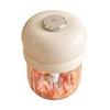 Electric Garlic Chopper Mini Food Processor for Food Meat Veggies 350ml Rechargeable Garlic Grinder for Kitchen