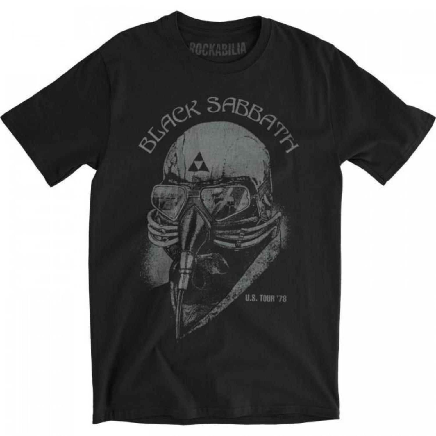 Black Sabbath Unisex Adult Us Tour 1978 T-Shirt S