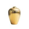 Dekorativer Blumentopf Florales Arrangement Tischdekoration Keramik Galvanisierte Vase Schreibtisch