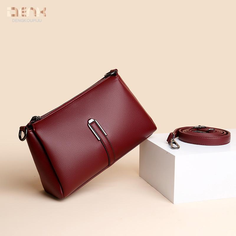 Niche design sense women's bag autumn and winter new pu versatile fashion sense portable messenger bag