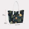 Cute Camping Pattern Portable Daily Tote Bag Lightweight Outdoor Casual Handbag For Women