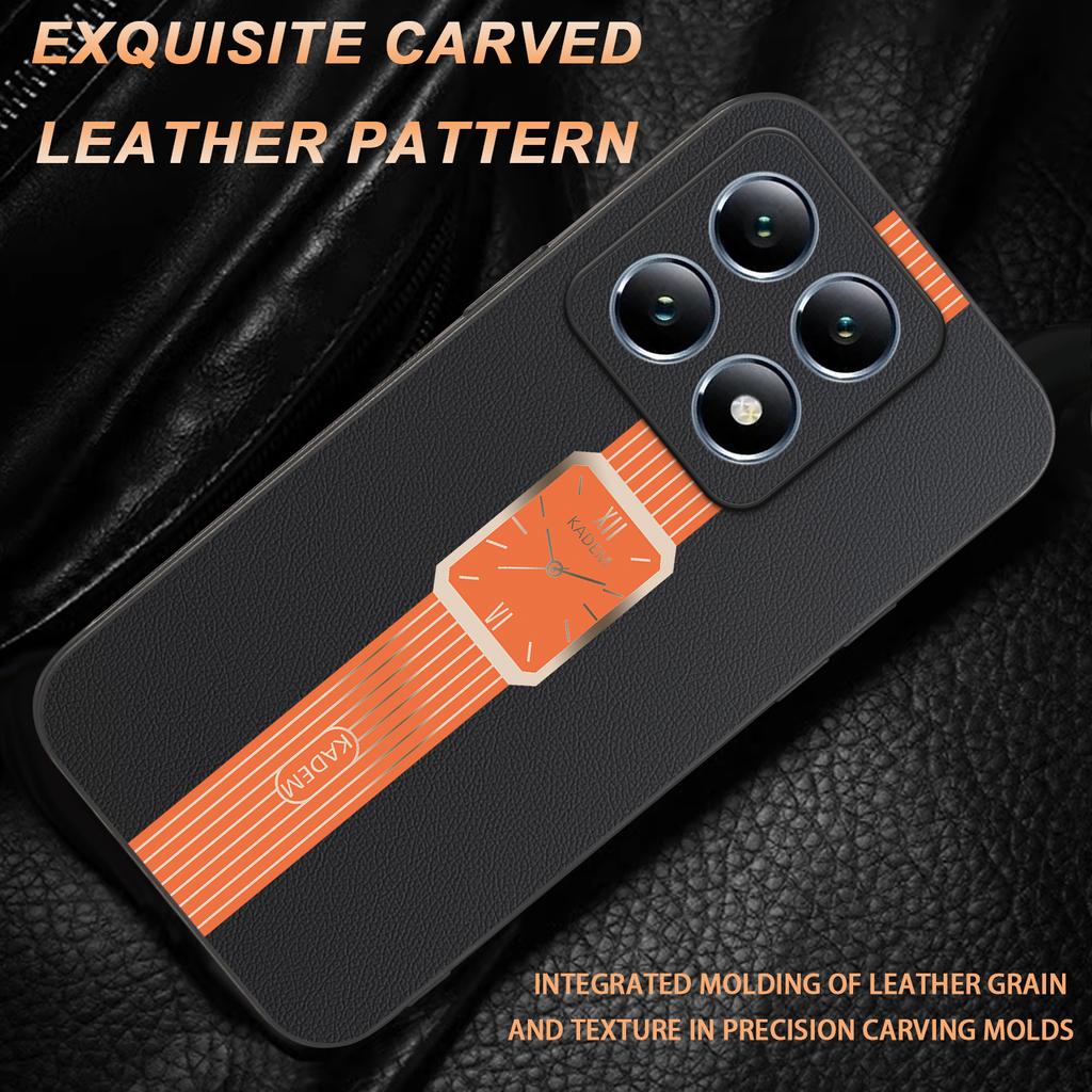 For Xiaomi 14T Pro Case Leather+TPU+Acrylic Anti-Scratch Phone Cover