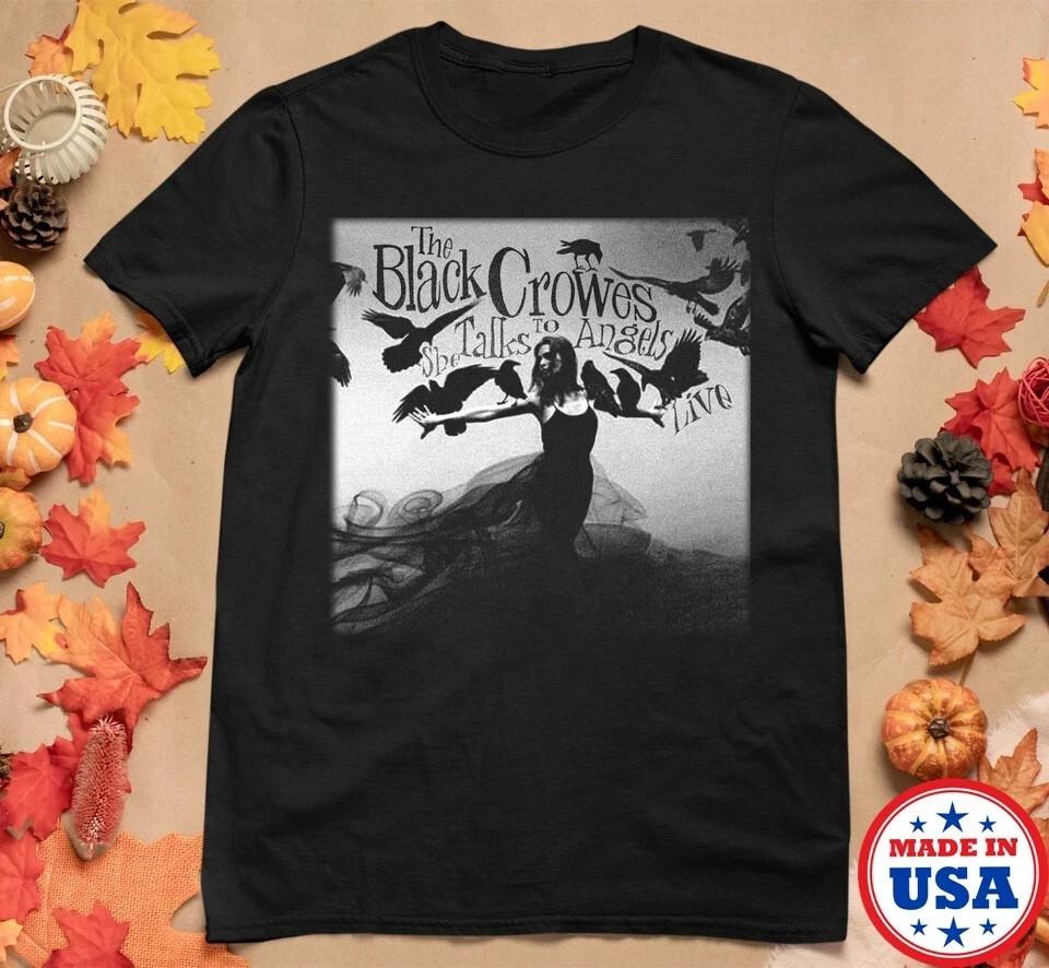 The Black Crowes She Talks To Angels T-Shirt Black All Size Unisex S-5XL Unisex T-Shirt