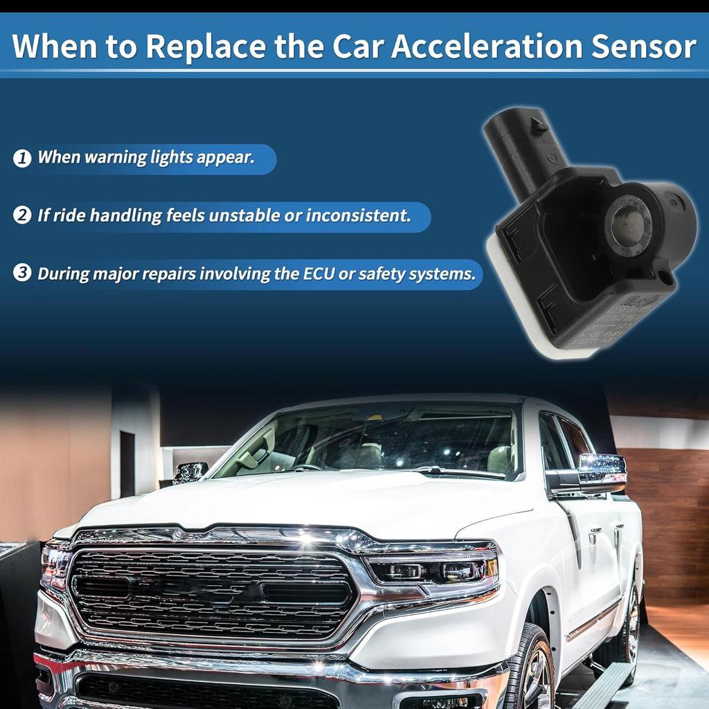 Nº 56054085AA Sensor de Aceleração para Ram 1500 3.6L 5.7L para Ram 2500 5.7L 13-18 para Dodge Durango 3.6L 5.7L 11-20 para Dodge Charger 11-23 Colisão
