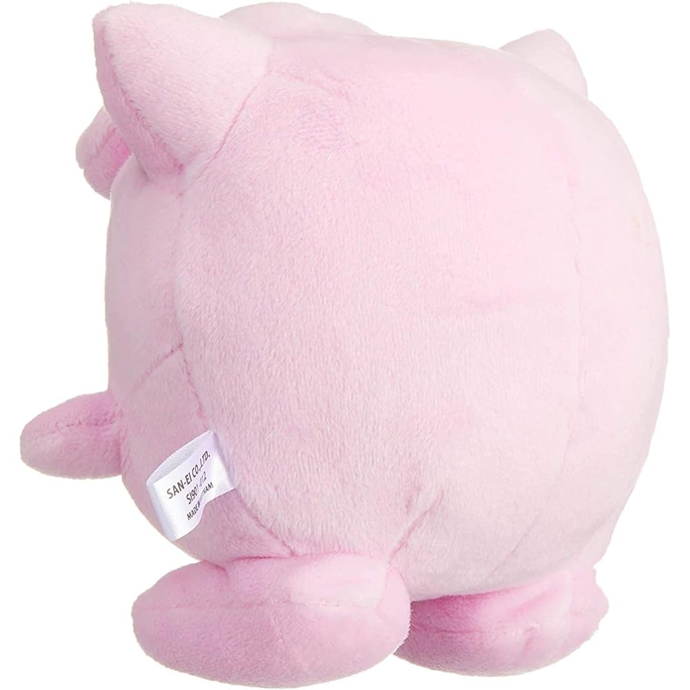 Sanei Boeki Pocket Monster All Star Collection Jigglypuff Plush Toy 11.5x10x12cm Pokmon PP02
