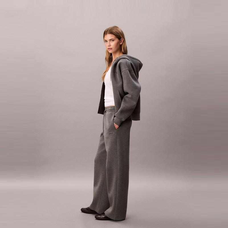 Calvin Klein Classic Logo Drawstring Waist Knitted Sports Leisure Pants Women Bottoms 44D226G