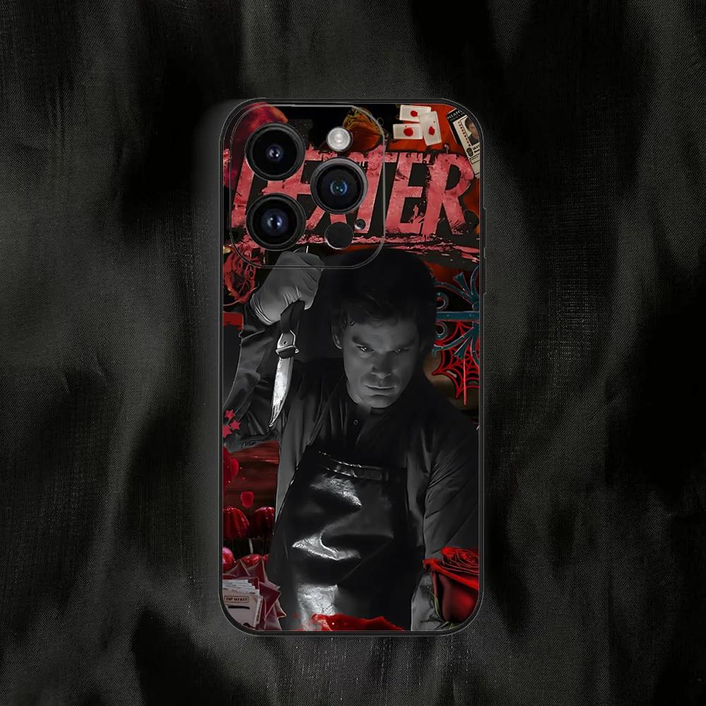 Custodia per Telefono Dexter Morgan Per iPhone 17 16 15 11 12 14 13 Pro Max Mini X XS XR 7 Plus 17E Air Shockproof Silicone Cover Fundas