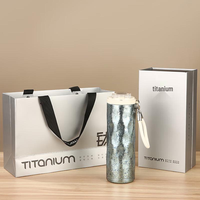 YOTU Pure Titanium Insulated Wide-Mouth Tumbler