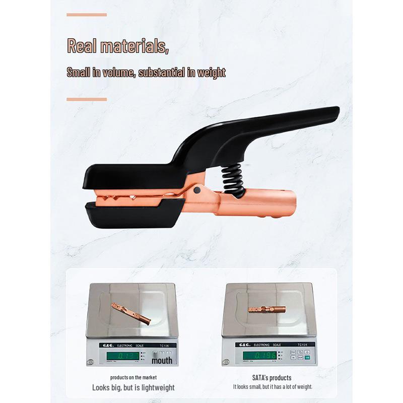 SATA Werkzeuge Schweißzangen in Industriequalität: 300A/500A Reinkupfer-Halter (Modelle 31341/31342)