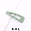 PL Water Drop Type Matte Texture Bb Clip Candy Color Cross Word Korean Girl Heart Hair Clip