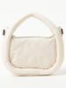 Ray Beams Canvas Bag [WEB Exclusive] HUNTER Flamed Puffer Midi Hobo Bag, Women's, White, Willow, One Size