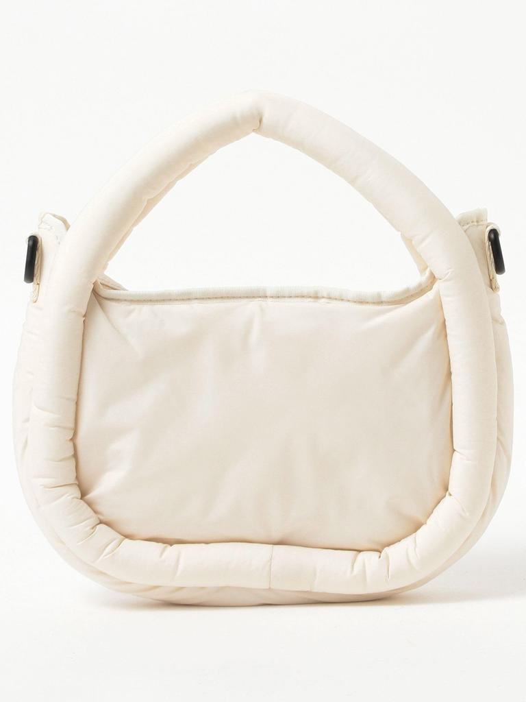 Ray Beams Canvas Bag [WEB Exclusive] HUNTER Flamed Puffer Midi Hobo Bag, Women's, White, Willow, One Size