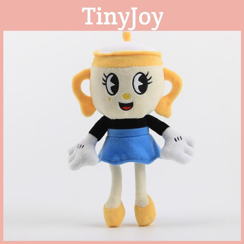 9 Inch Cuphead Game Ms Chalice Plush Figure Toy Soft Stuffed Doll For Gift Kids