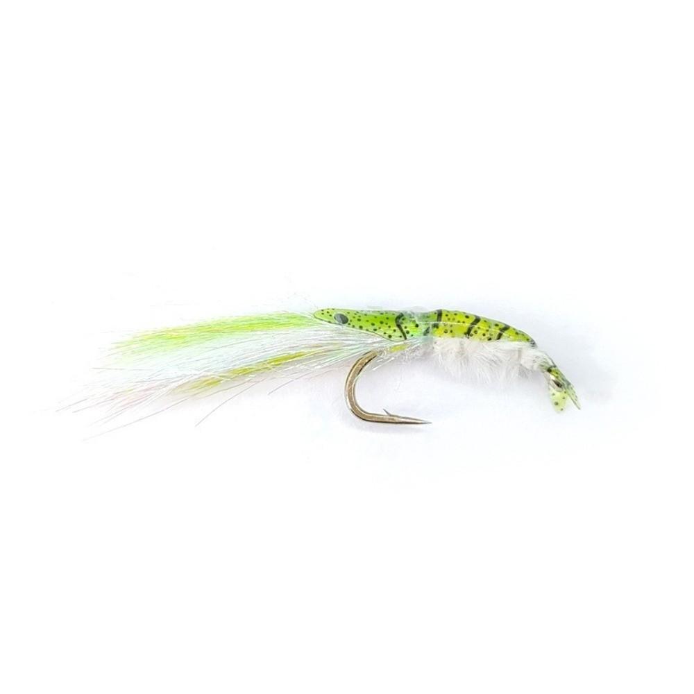 4pcs Dubbing Material Scuds Fly 8# Hook Bait Lures Ice Dubbing Wing Shrimp Fly  Redfish