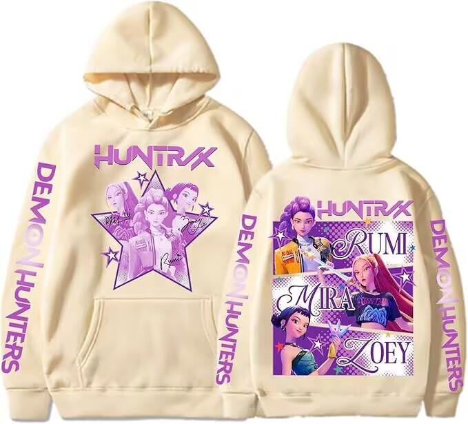 Demon Hunter Team Trendy Autumn/Winter Printed Hoodies for Men & Women