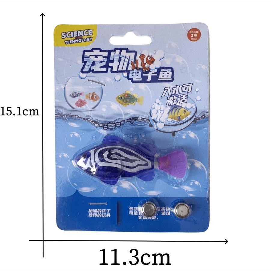 Electric Artificial Fish Cat Plaything Inductive Glow Swimming Fish For Bath Pool Play Interactive Kitten Plaything Cat Supplies Pet Products