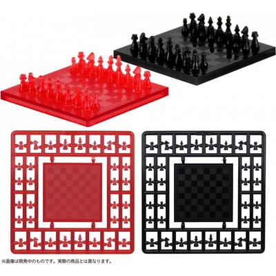 Puripura 1 12 Chess With Puripura Figures  Clear Red X Black 
