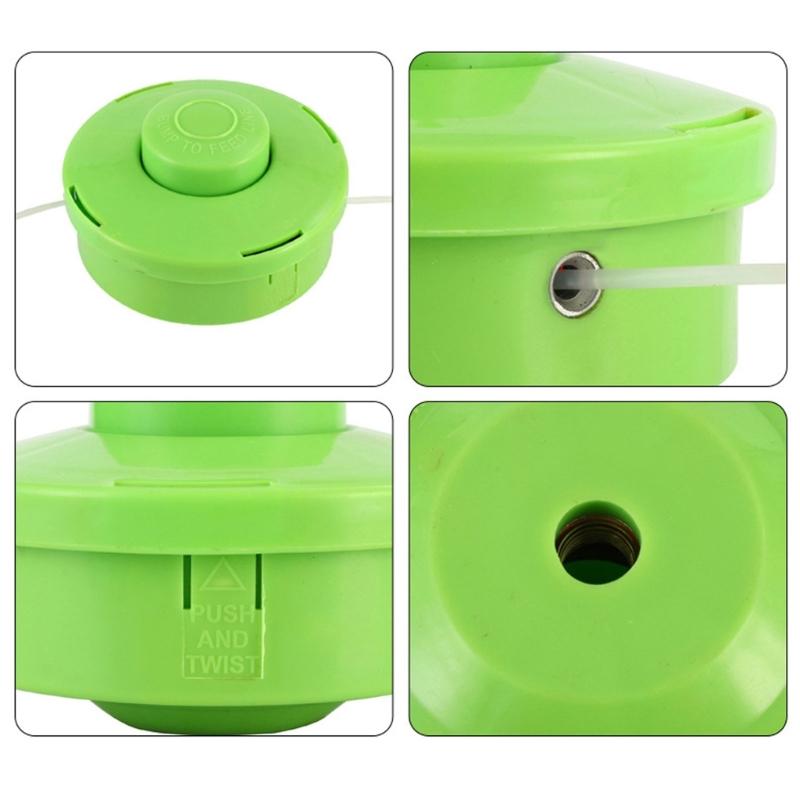 Heavy Duty Trimmer Head Replacement Spool Double Line Nylon Feed System PP Materials Suitable For Lawn Mower Accessories