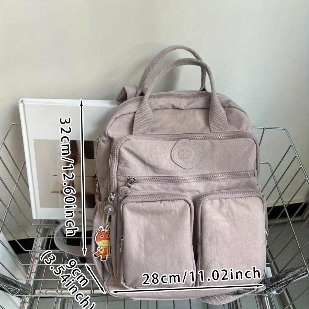 Women's Double Backpack - Lightweight, Large Capacity, Durable & Stylish Colors for College & Travel.