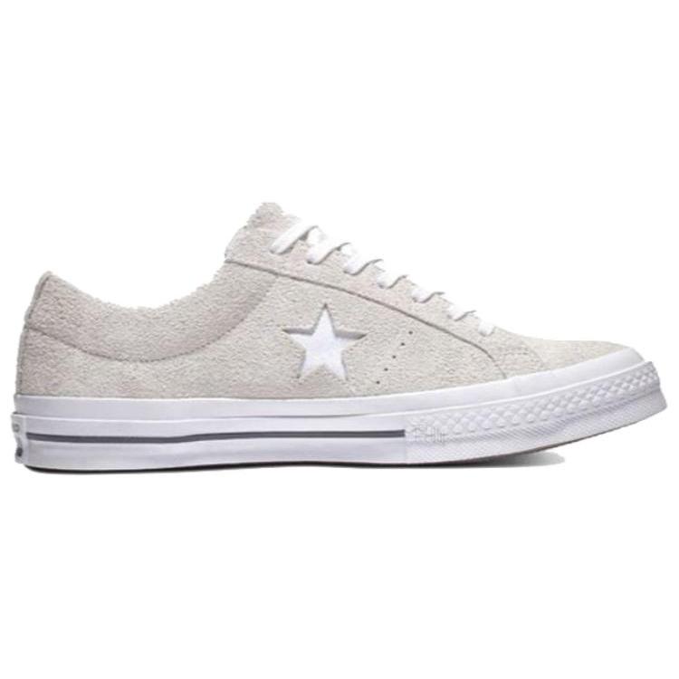 One Star Converse Low Vintage Suede White 161577C