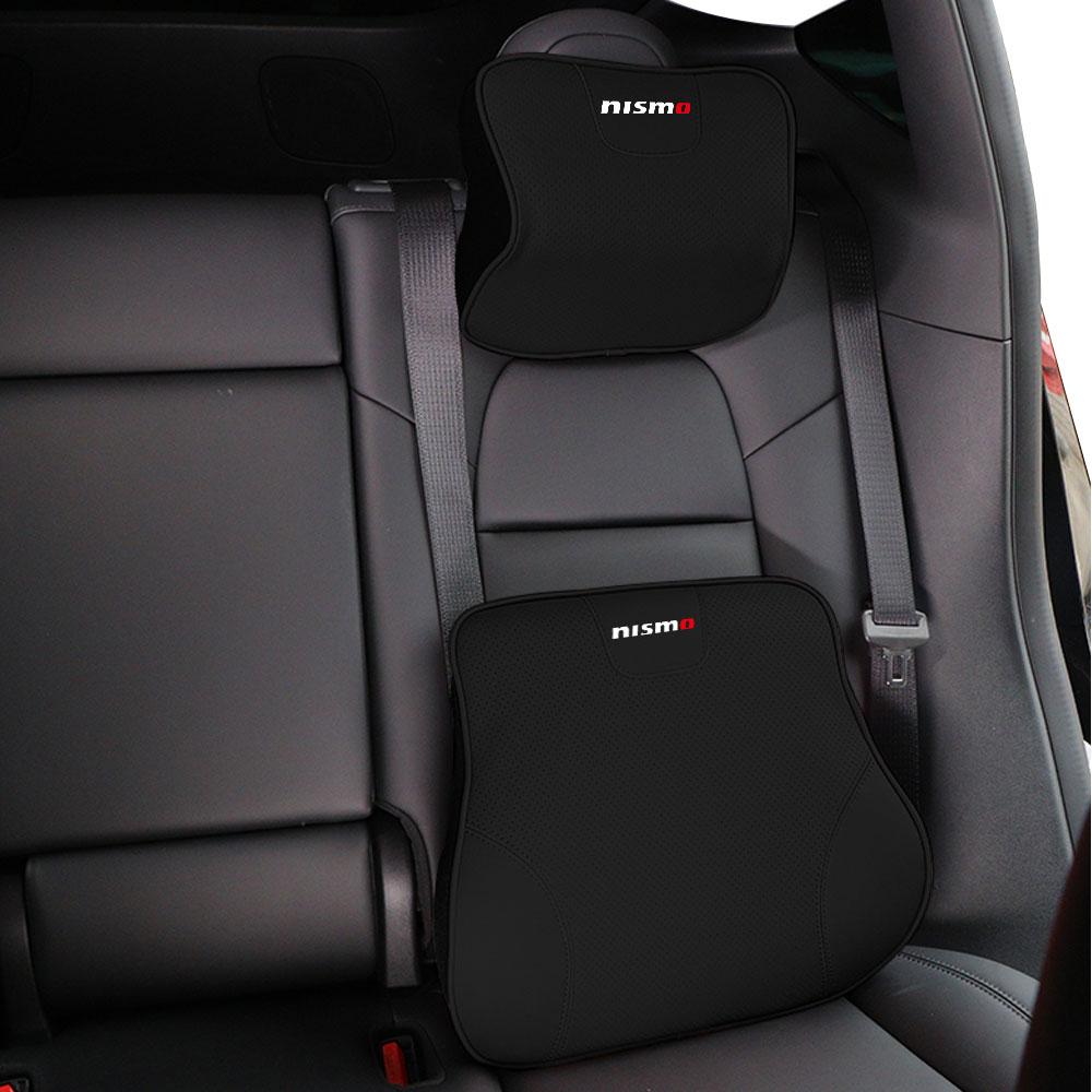 ARE4  Car Lumbar Support Headrest Neck Pillow Support Soft Neck Pillows For Nissan Nismo Teana Almera X-trail Skyline Wheel hubcap
